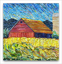 barn mosaic