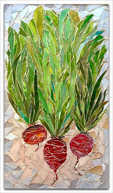 vegetable mosaic