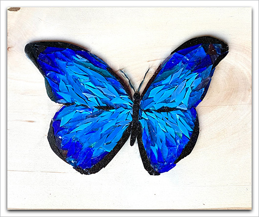 butterfly mosaic