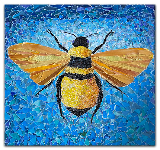 bee mosaic