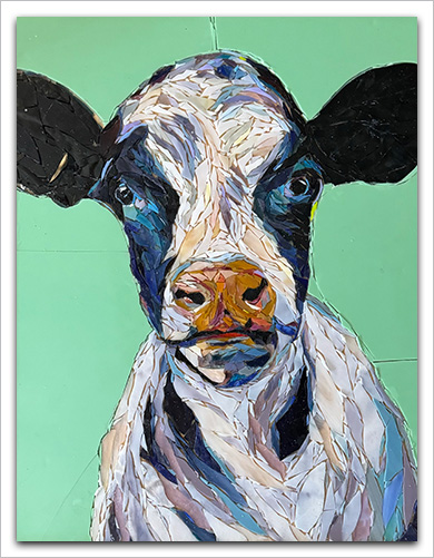 cow mosaic